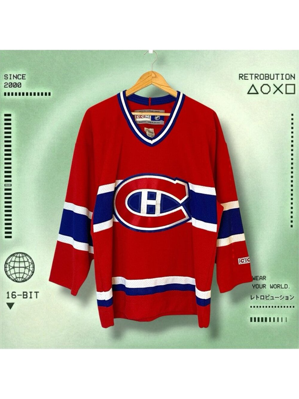 Montreal Canadiens CCM NHL Hockey Jersey Red Size S